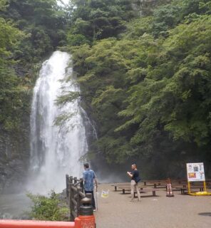 雨はやんでいますが、引き続きご注意ください！（※箕面川は増水しています）